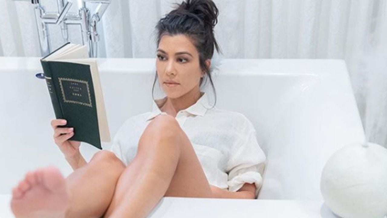 A sus 40 años, Kourtney Kardashian sorprende con foto en ropa interior