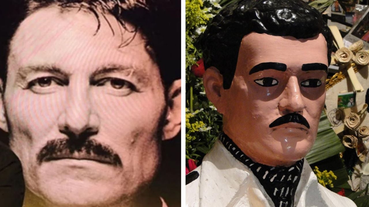 FOTO: Así se ve Fernando Colunga al ser caracterizado como Jesús Malverde