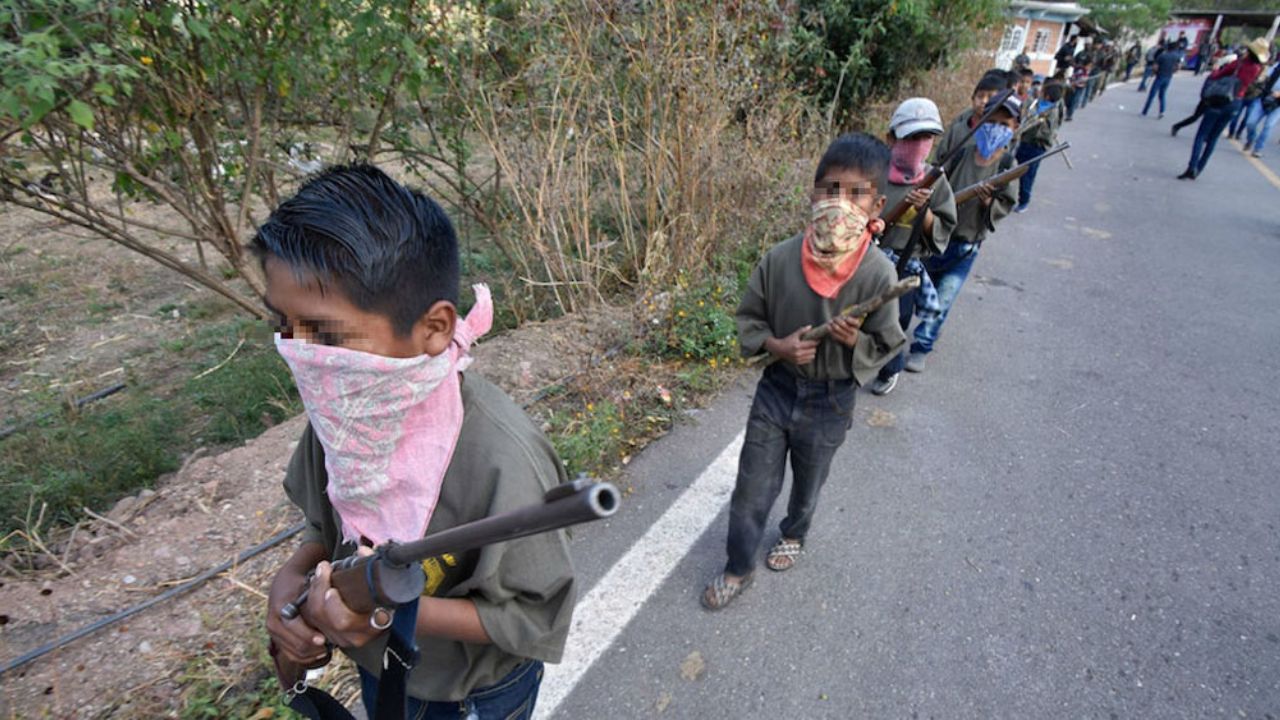 Guardia Nacional llega a Chilapa, donde los niños son policías comunitarios