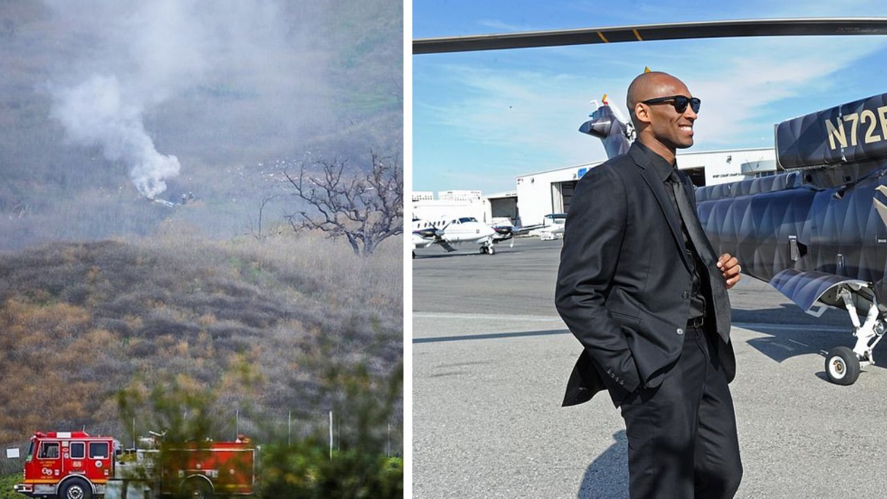 Señalan que el helicóptero donde murió Kobe Bryant se incendió en pleno vuelo