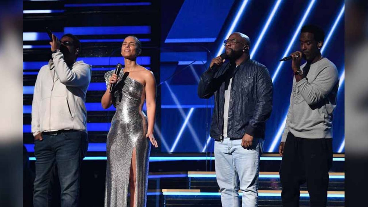 Grammys arrancan con tributo de Alicia Keys y Boyz II Men a Kobe Bryant