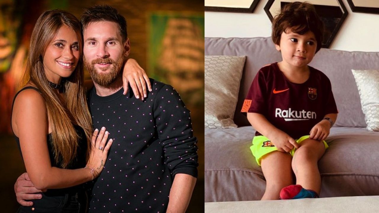 VIDEO: Reacción de Messi y Antonella a la caída de Mateo se viraliza en redes