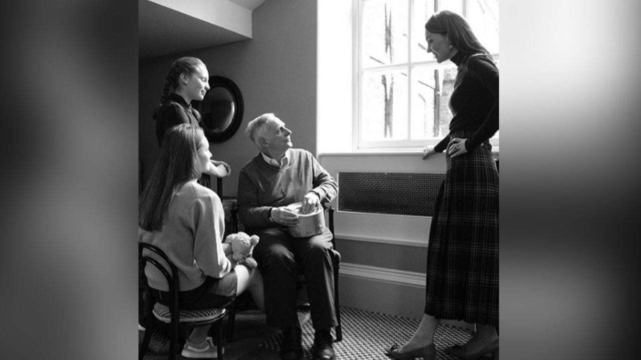 Kate expone fotos de los sobrevivientes del Holocausto en la 75 ceremonia