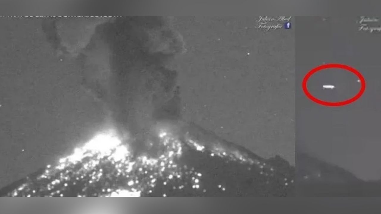 VIRAL: Grabación del Popocatépetl capta supuesta aparición de un ovni