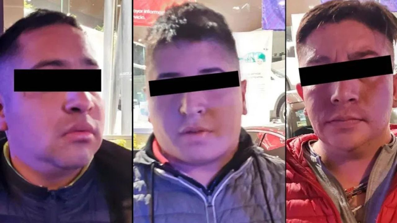 CDMX: Policías detienen a 3 hombres ligados a los asaltos en Periférico Sur