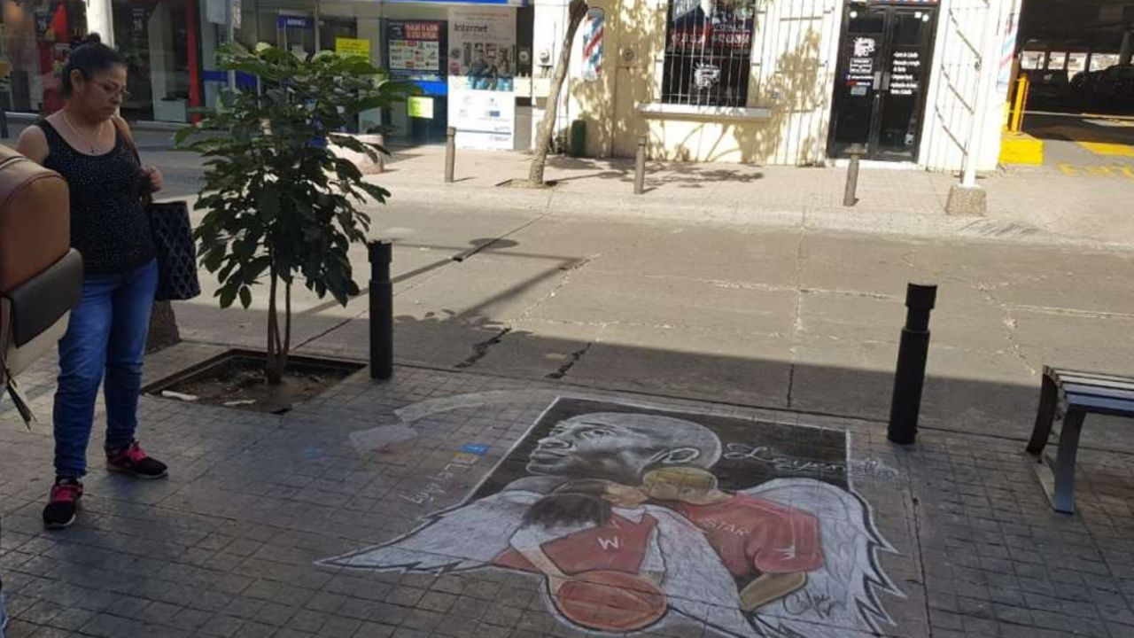 Artista local realiza su propio homenaje a Kobe Bryant en Culiacán