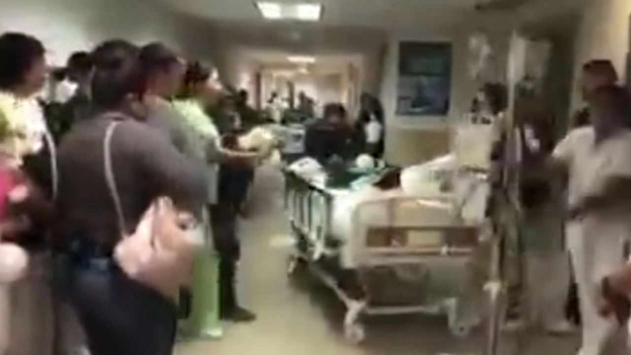 VIDEO: Niña con muerte cerebral dona sus órganos y la despiden con aplausos