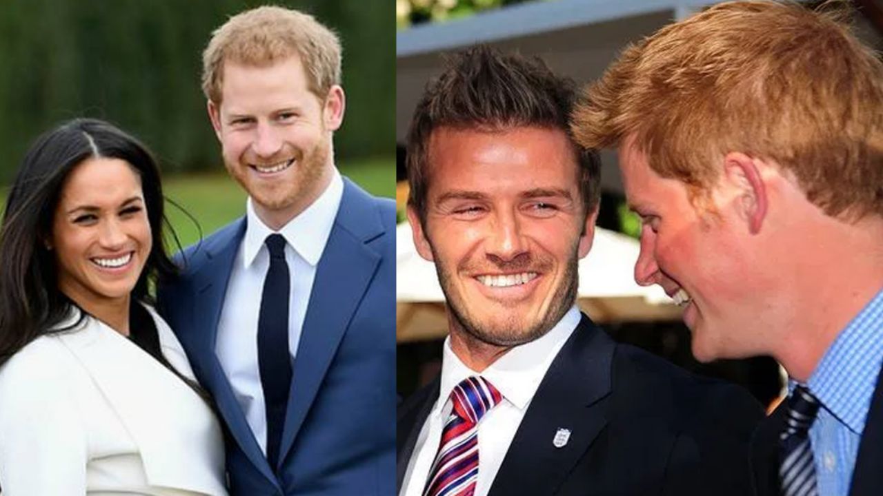 Beckham humilla a Meghan y defiende a la Corona: “Espero que Harry esté bien”