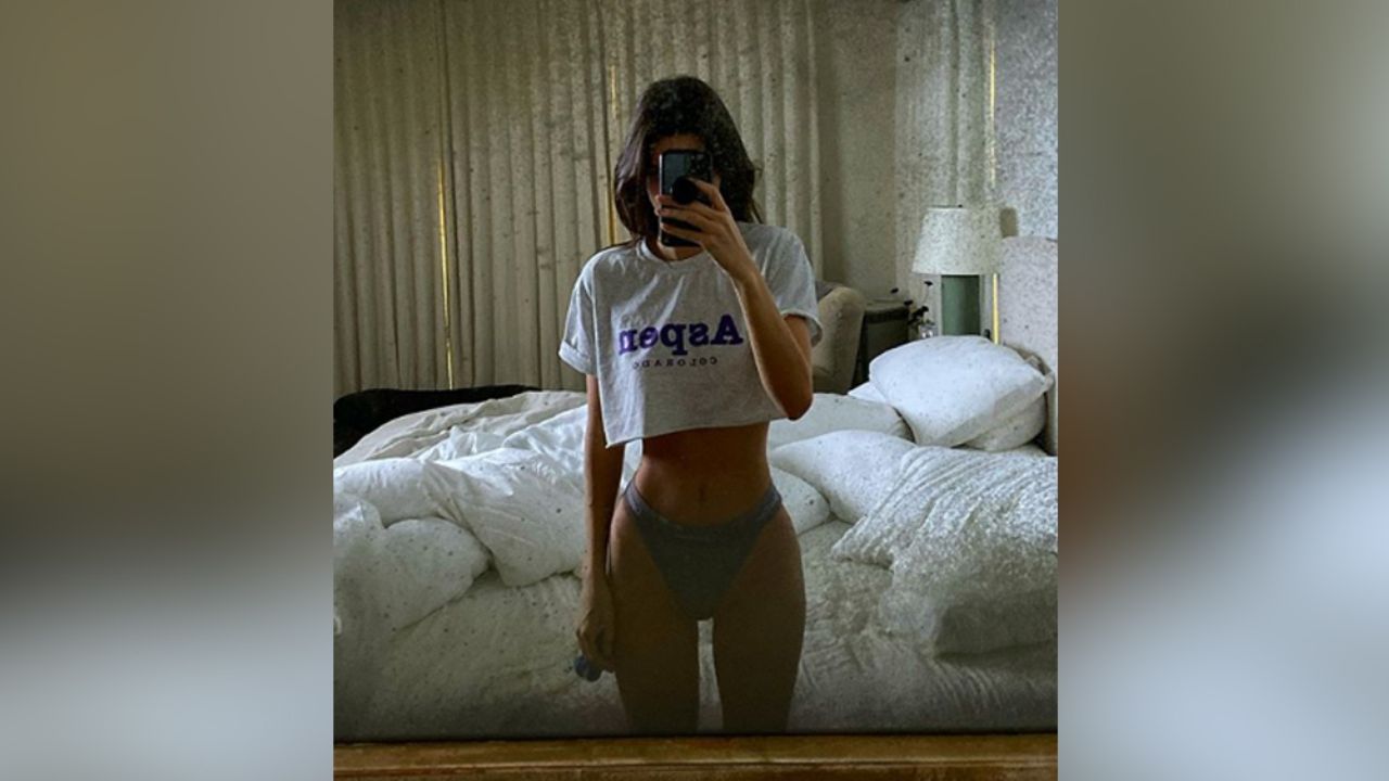 Kendall Jenner posa en ropa interior junto a Maluma y Justin Bieber