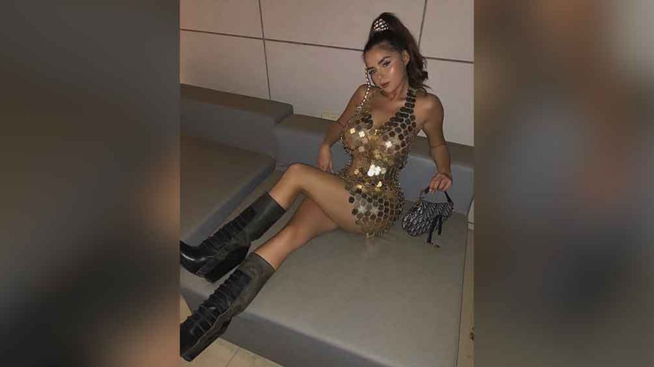 Desde las alturas de Los Ángeles, Demi Rose impacta con su descarado escote
