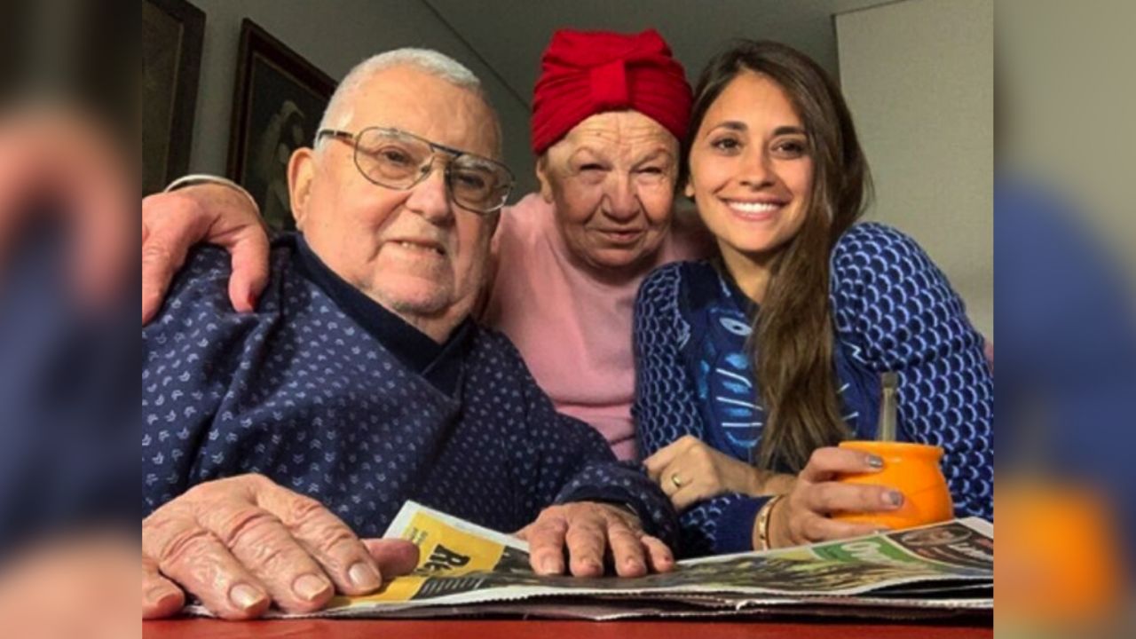 Muere el abuelo paterno de Antonella Roccuzzo un día antes de su cumpleaños