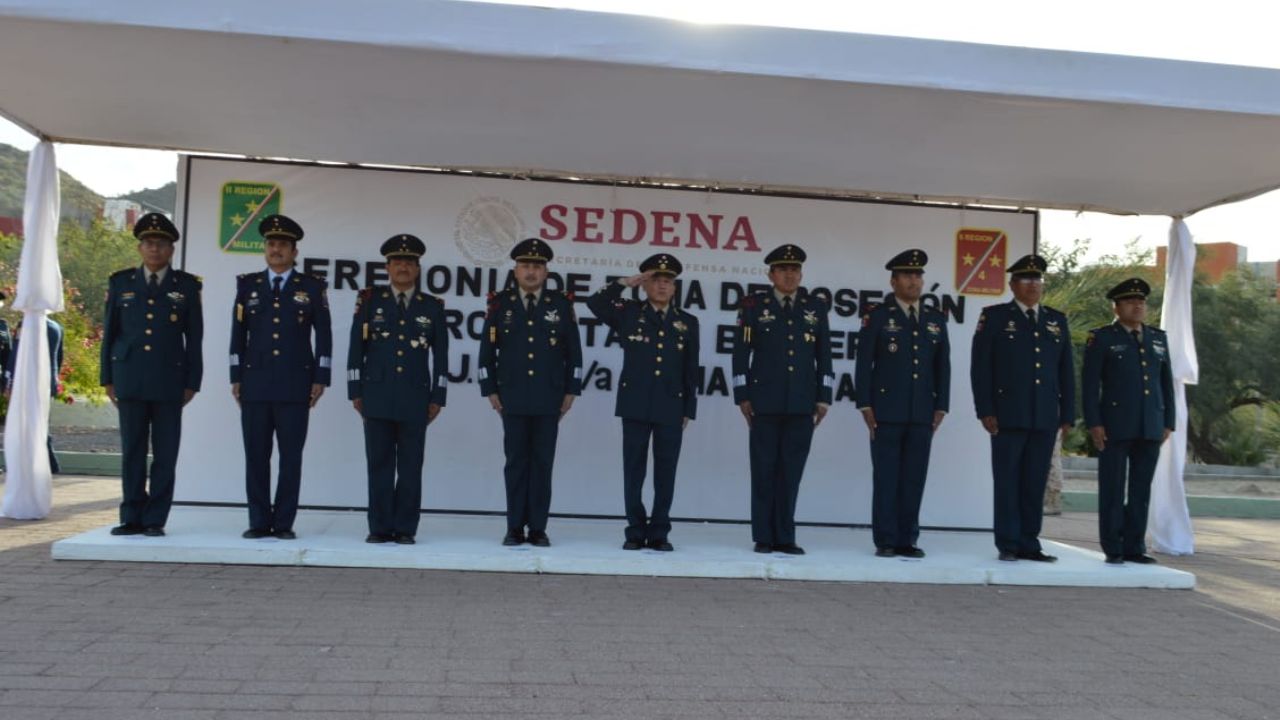 Toma protesta nuevo jefe de Estado Mayor de la Cuarta Zona Militar
