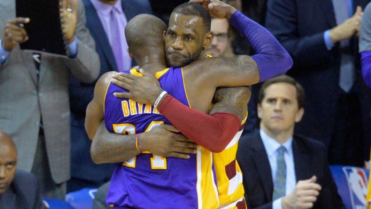 Kobe Bryant y el emotivo discurso de ‘su hermano’ LeBron James en su homenaje