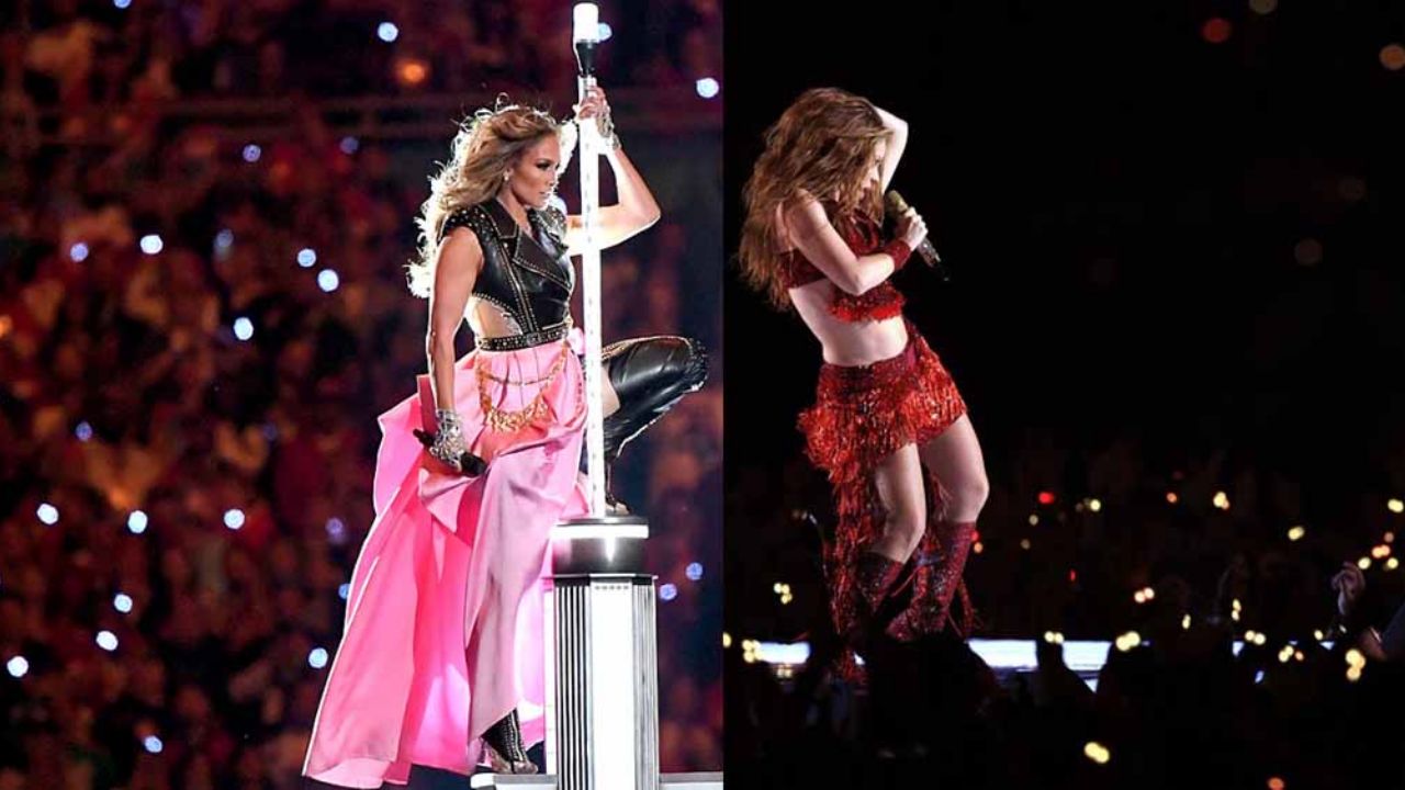 Jennifer Lopez y Shakira arman fiesta latina en el show del Super Bowl