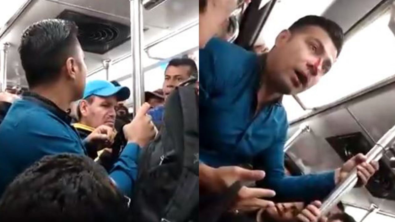 “¡Dense en la ma… afuera!”: Pánico en el Metro de la CDMX por brutal golpiza