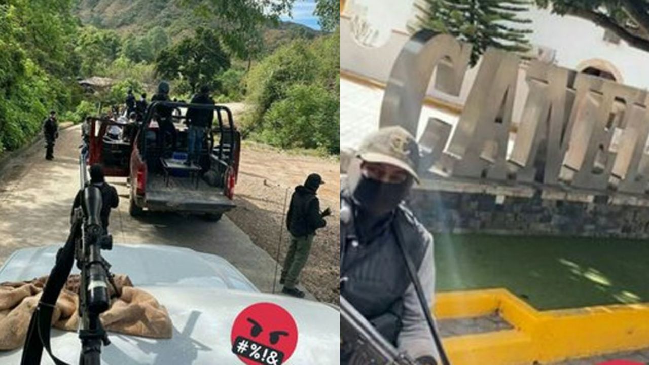 VIDEOS: Sicarios del Cártel de Sinaloa patrullan y afinan puntería en Canelas