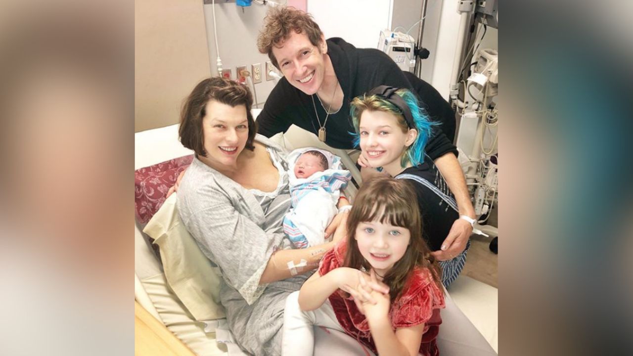 ¡La familia crece! Milla Jovovich da a luz a su tercer hija con Paul WS Anderson