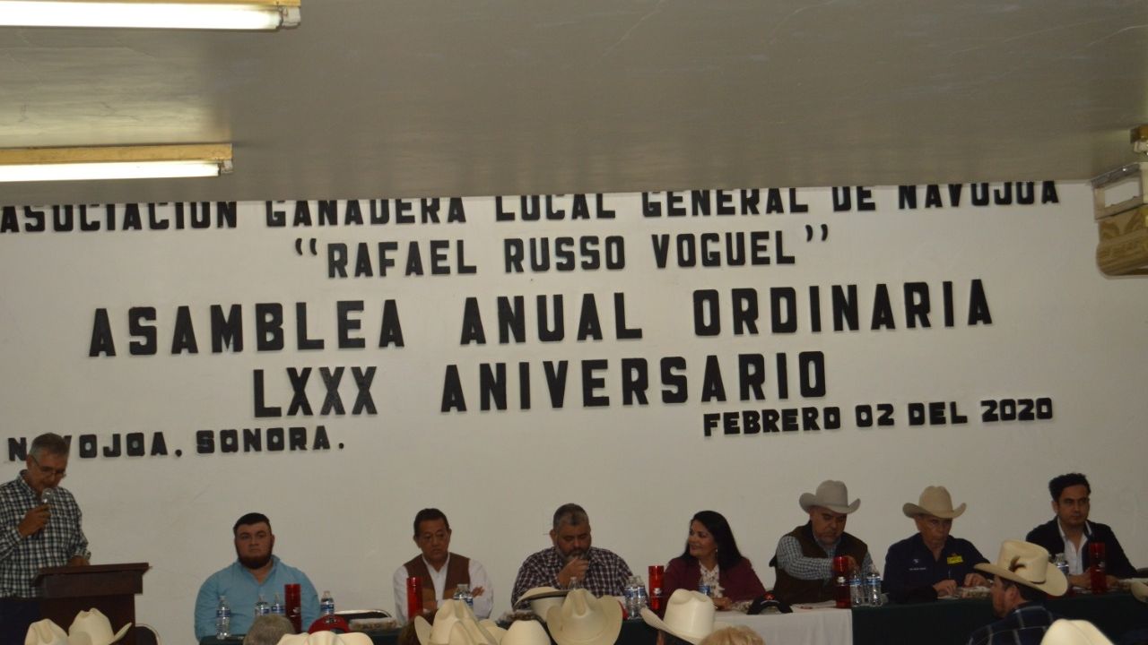 Asociación Ganadera de Navojoa reelige a su mesa directiva para el 2020-2022