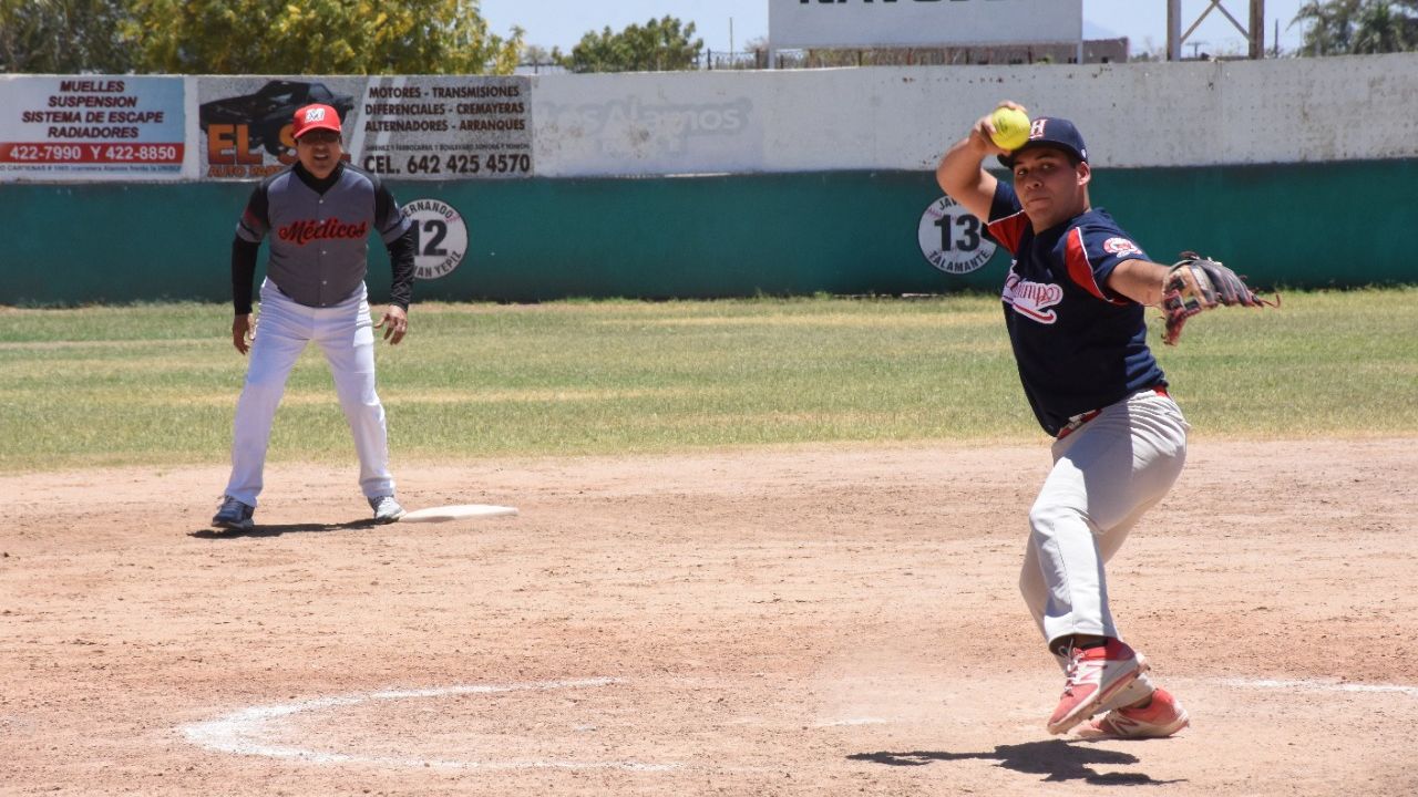 Diablos de Huatabampo ganan por paliza en Liga de Softbol del IMSS