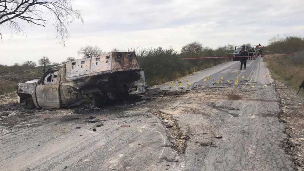 Enfrentamiento entre criminales deja un saldo de cinco cuerpos calcinados