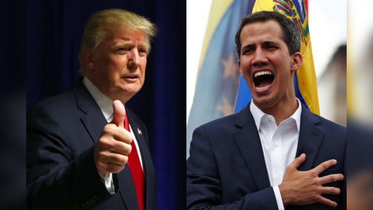 Trump recibe en la Casa Blanca a Juan Guaidó por la crisis en Venezuela