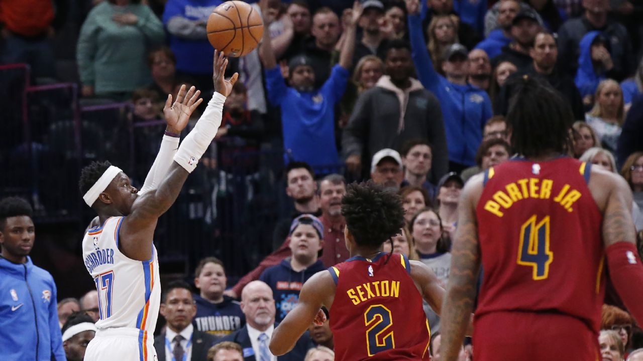 Schröder sigue ‘on-fire’ en el triunfo del Thunder