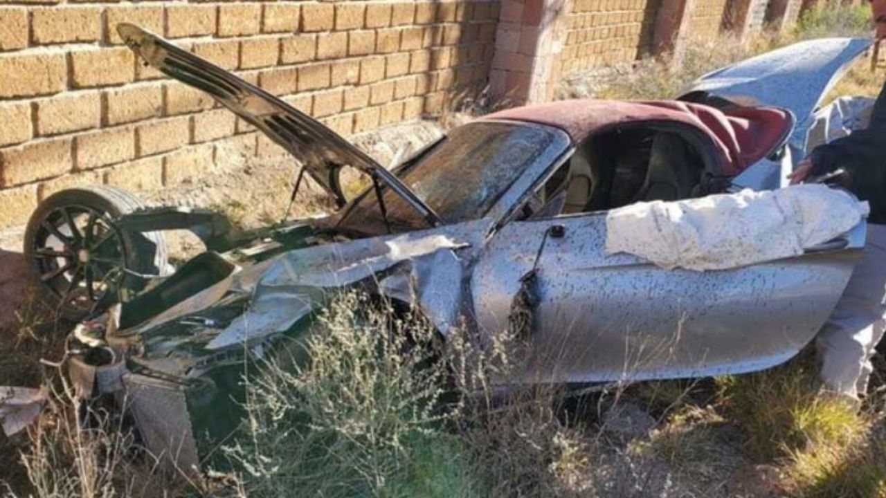 Javier Cortés, futbolista de San Luis, sufre aparatoso accidente de auto