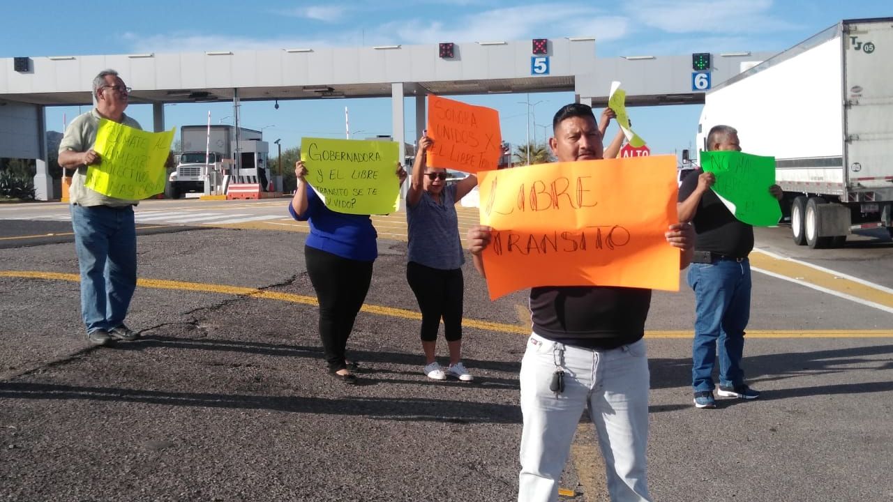 Son liberadas de nueva cuenta casetas de cobro en Sonora