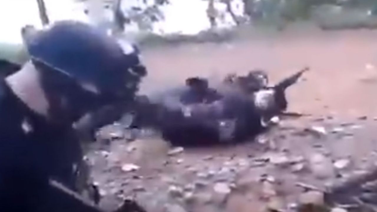 (VIDEO) “¡Cúbreme¡”: Rescatan a policía herido durante balacera contra sicarios