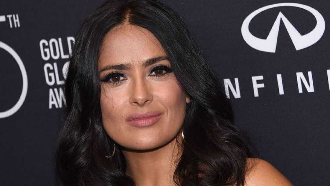 ¡Solo le faltó Luis Miguel! Salma Hayek repite el outfit de sus primeros Oscar