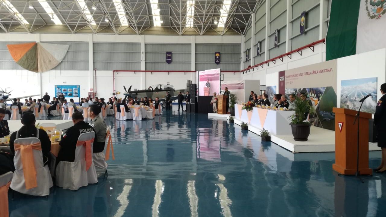 Conmemoran el 105 aniversario de la FAM en la Base Aérea Hermosillo