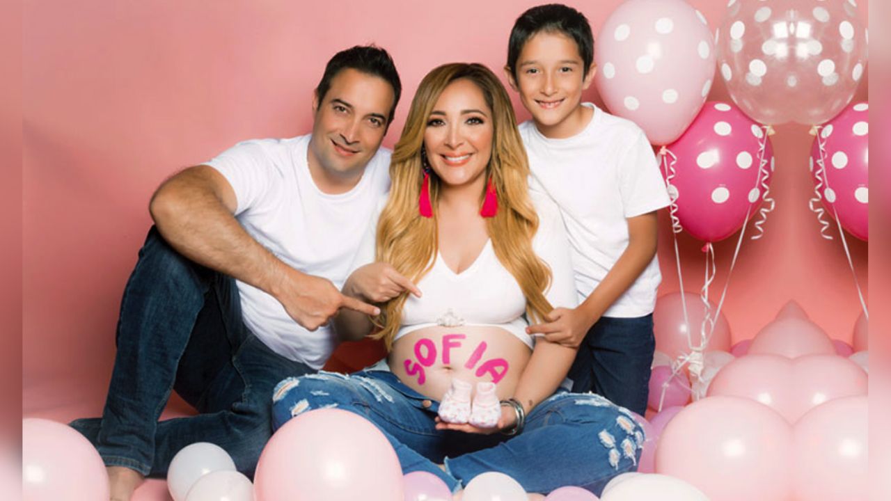 La exacadémica Myriam Montemayor presenta al mundo a su pequeña Sofía