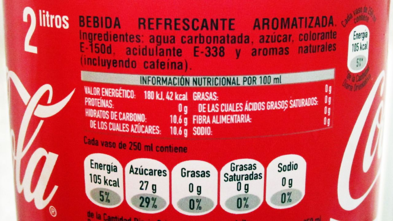 Este será el nuevo etiquetado para alimentos y bebidas en México