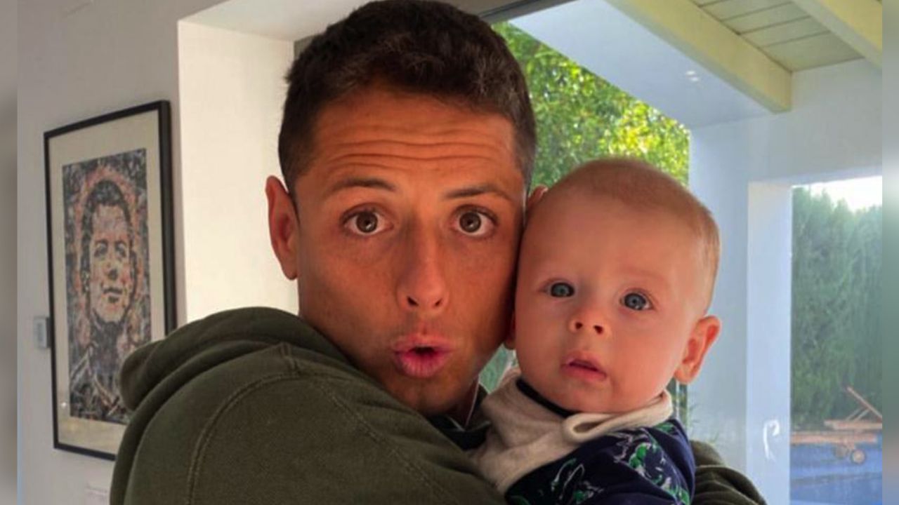 ‘Chicharito’ Hernández presume en redes los 7 meses de su hijo Noah