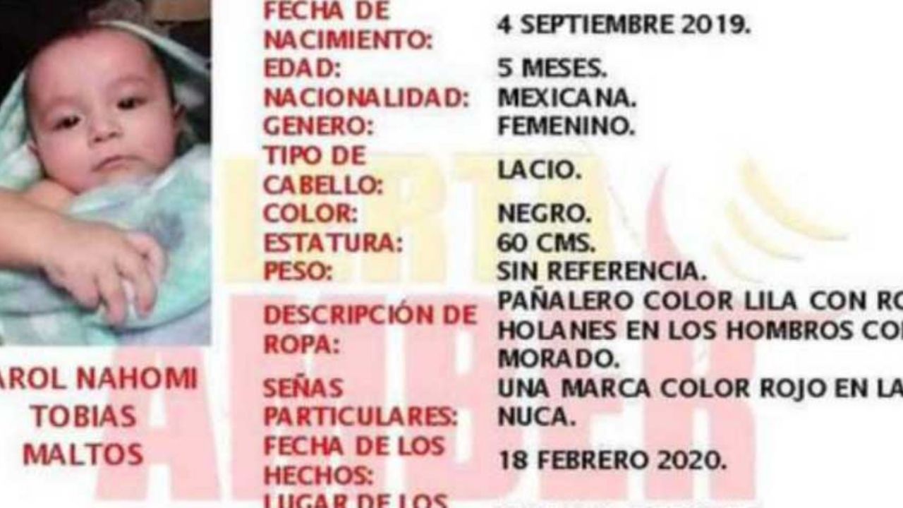 Karol, bebé de 5 meses, encontrada sin vida; fue raptada del regazo de su madre