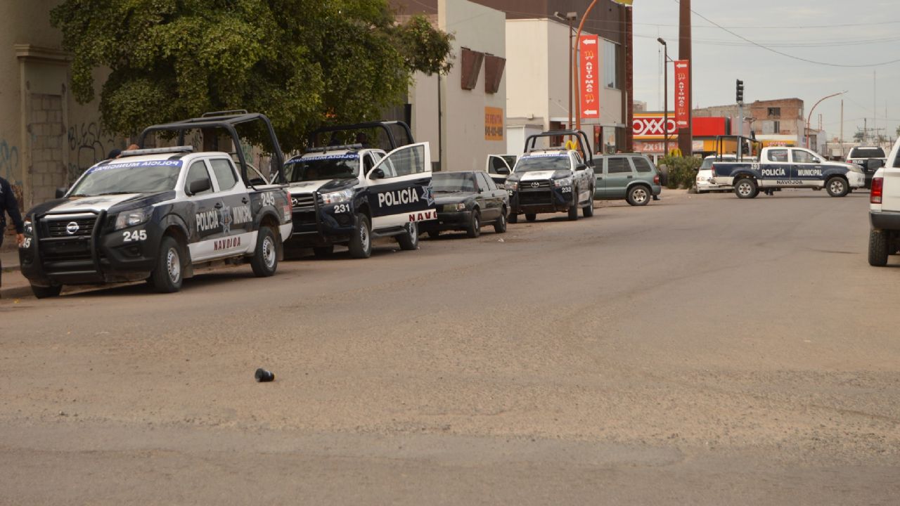 En Navojoa arman un mega operativo policial por trabajadores en protesta