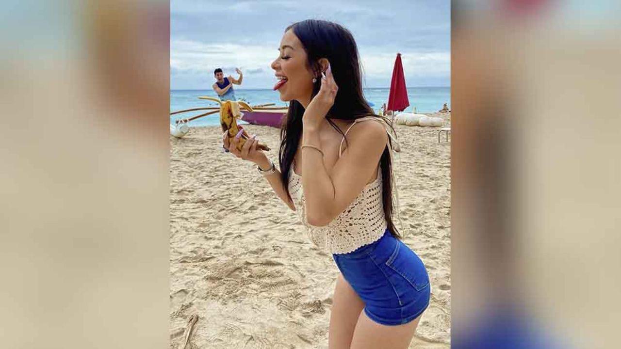 ¡Qué calor! Desde Abu Dabi, Caeli luce sexy figura en pequeño traje de baño