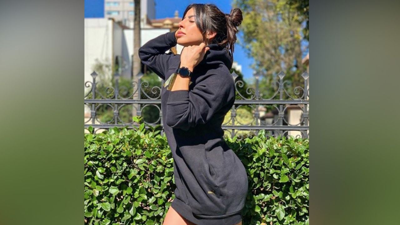 Al estilo Yanet García: Daniela Fainus presume retaguardia en ropa interior
