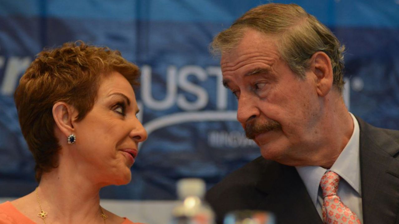 Vicente Fox promueve a Sahagún como presidenta ante grave crisis en México