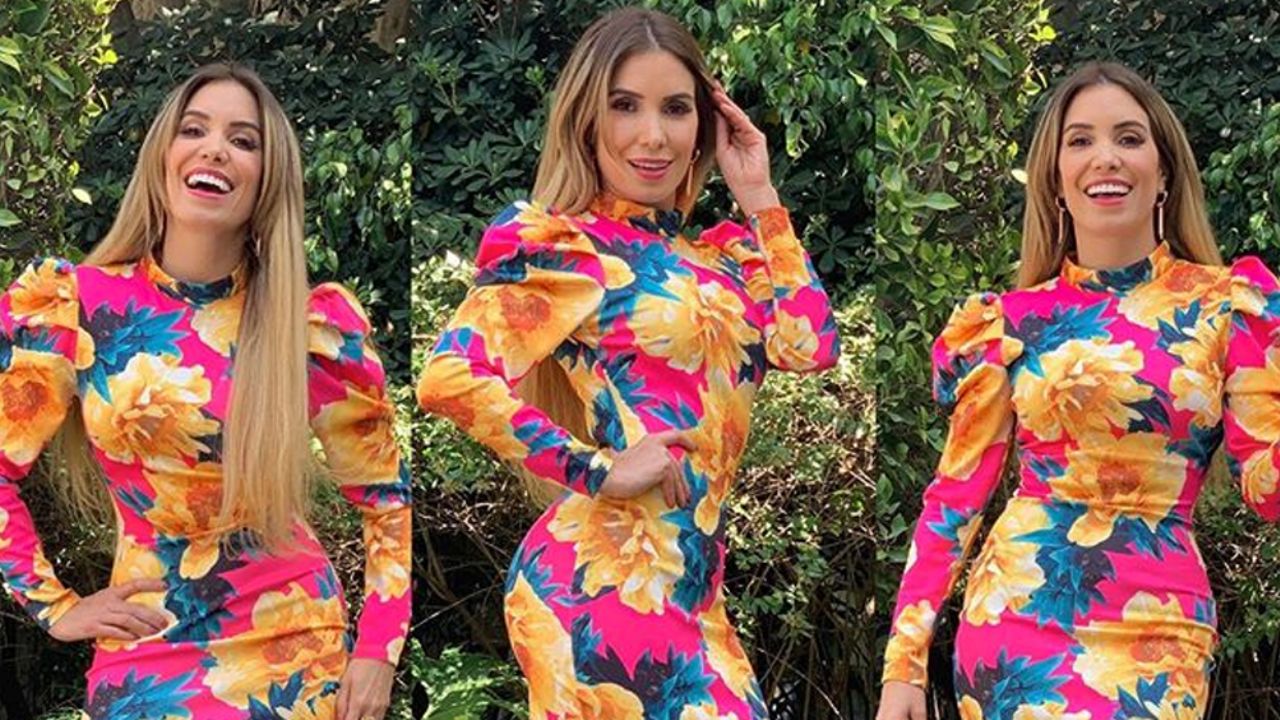 ¡Andrea Escalona luce impresionante! La conductora de ‘Hoy’ cautiva con delicado vestido rosa