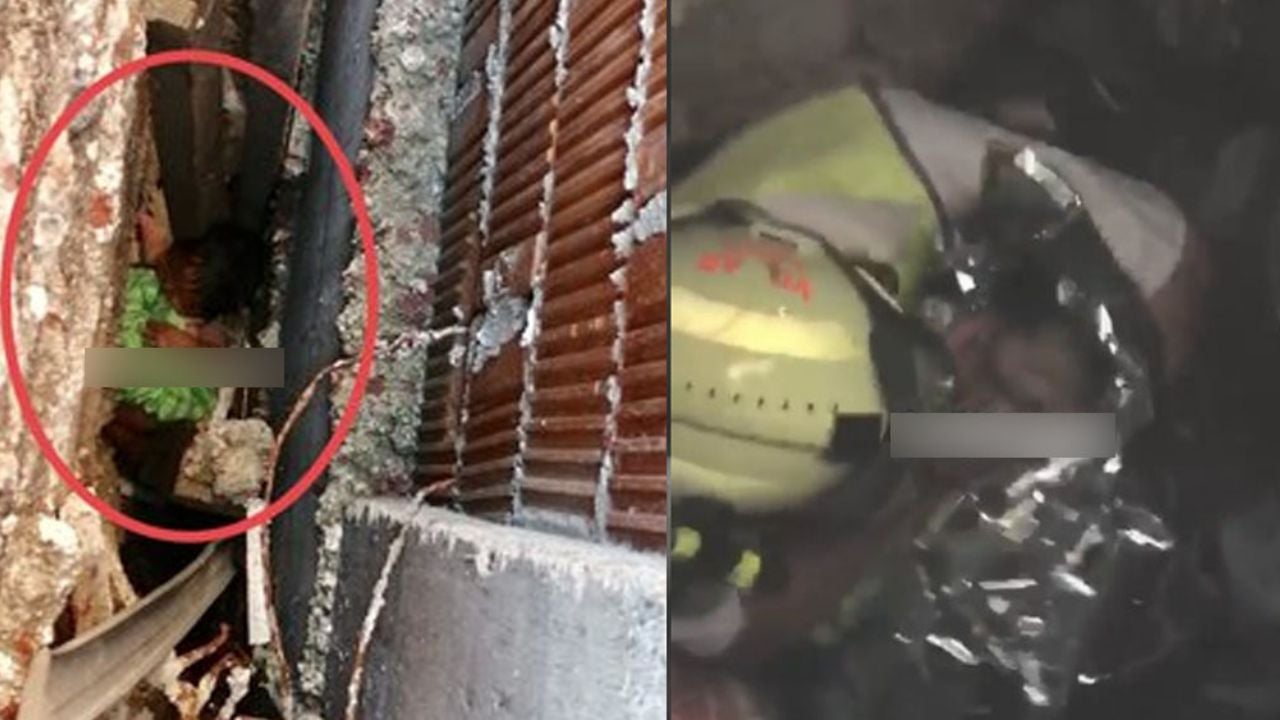 VIDEO: Mujer lanza viva a su recién nacida entre muros de 2 casas en CDMX
