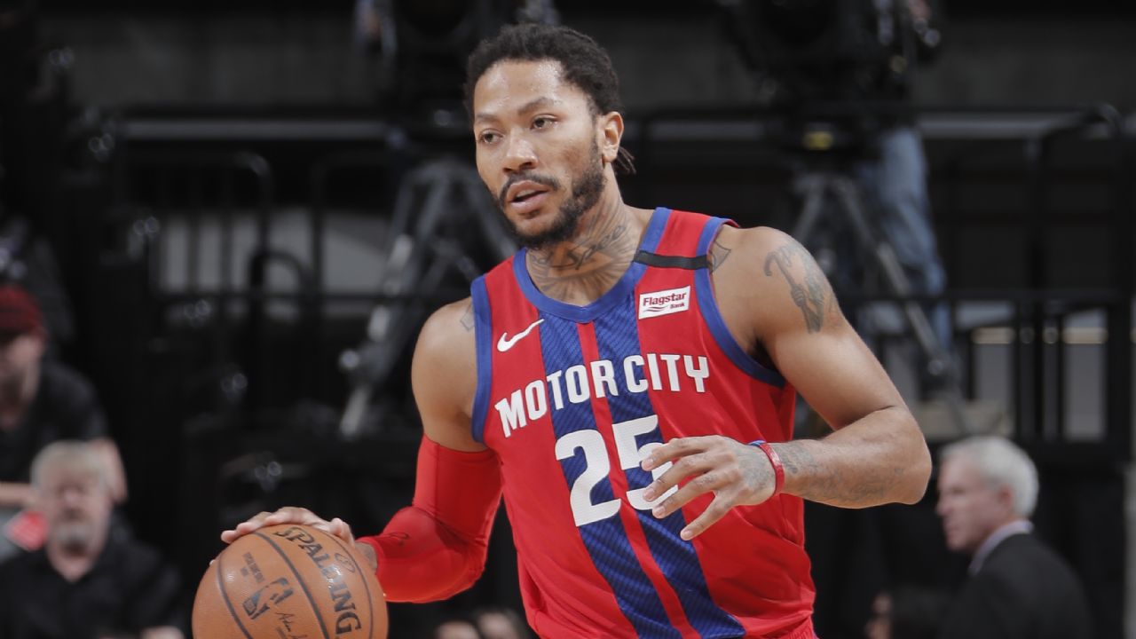 Derrick Rose se perderá encuentros con Detroit por lesión en tobillo
