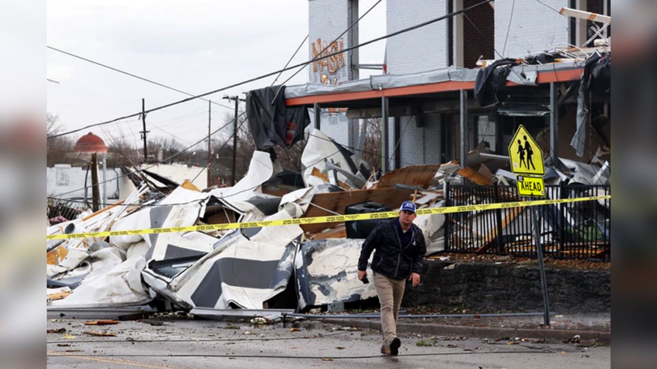 Tras el paso de tornados en Nashville, el número de muertos aumentó a 25