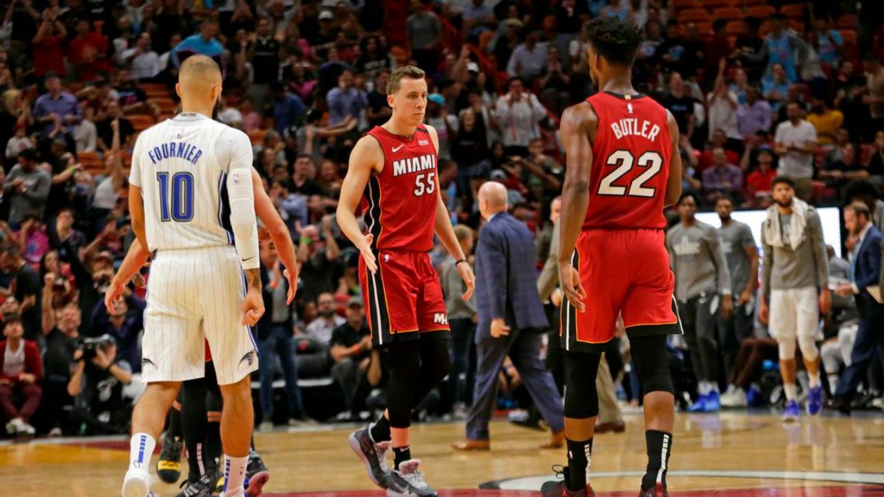 El Heat rompe marca de triples y derrota al Magic