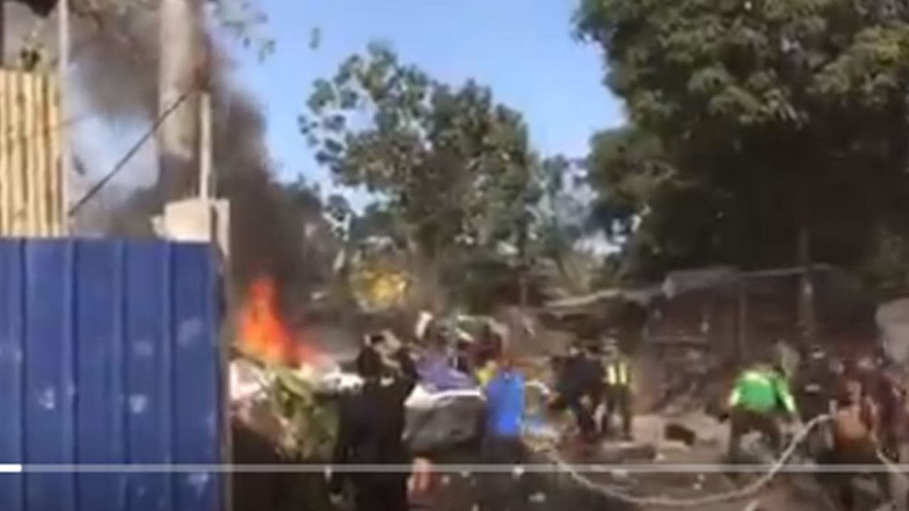 VIDEO: Cae helicóptero con jefe de Policía; se enredó con cables eléctricos