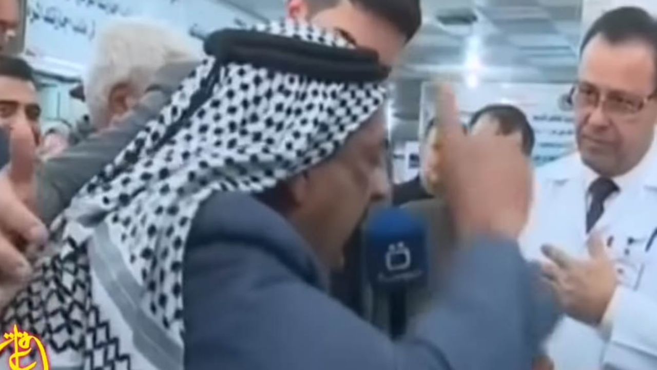 VIDEO: Hombre iraquí muere frente a las cámaras cuando se manifestaba