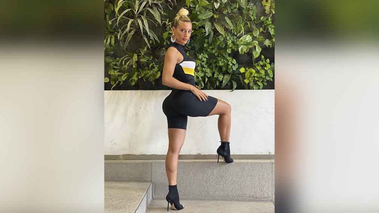 Sol Pérez infarta Instagram al modelar un encarnado pantalón