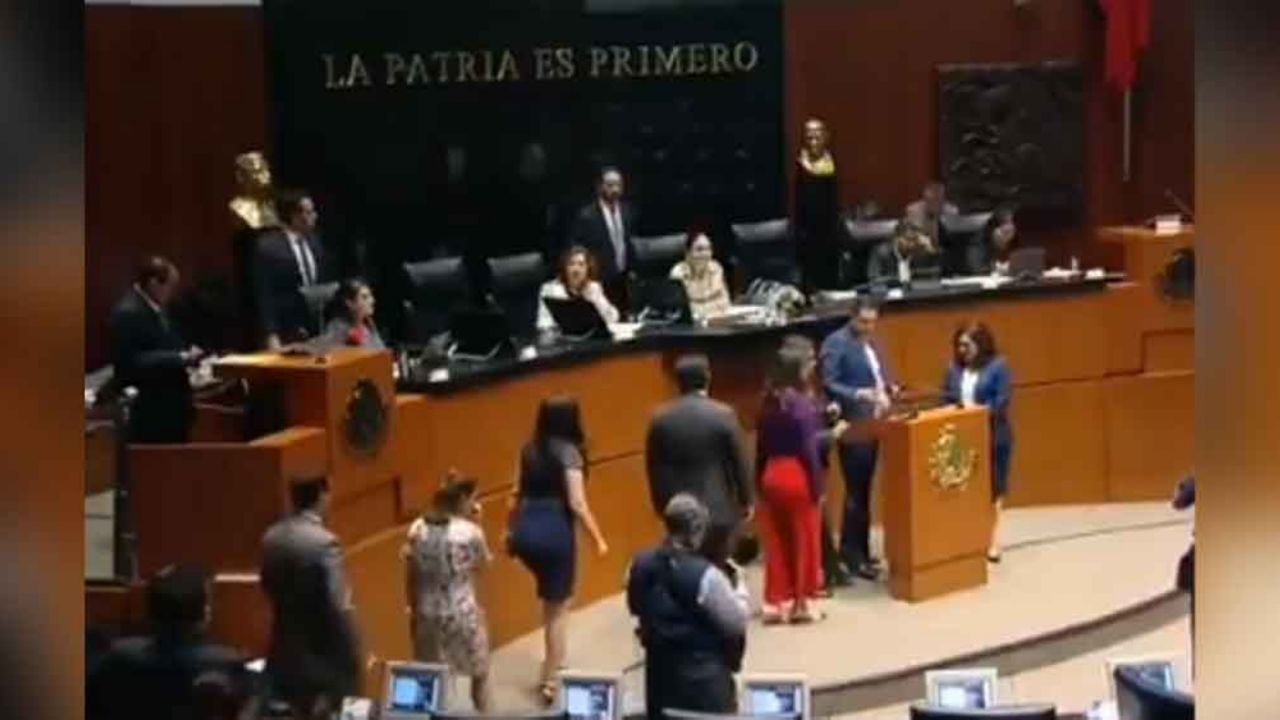 Senadores del PAN suspenden sesión al acusar espionaje en la Cámara Alta