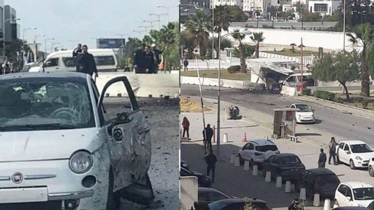 Reportan explosión cerca de Embajada de EU en Túnez; un terrorista se inmoló