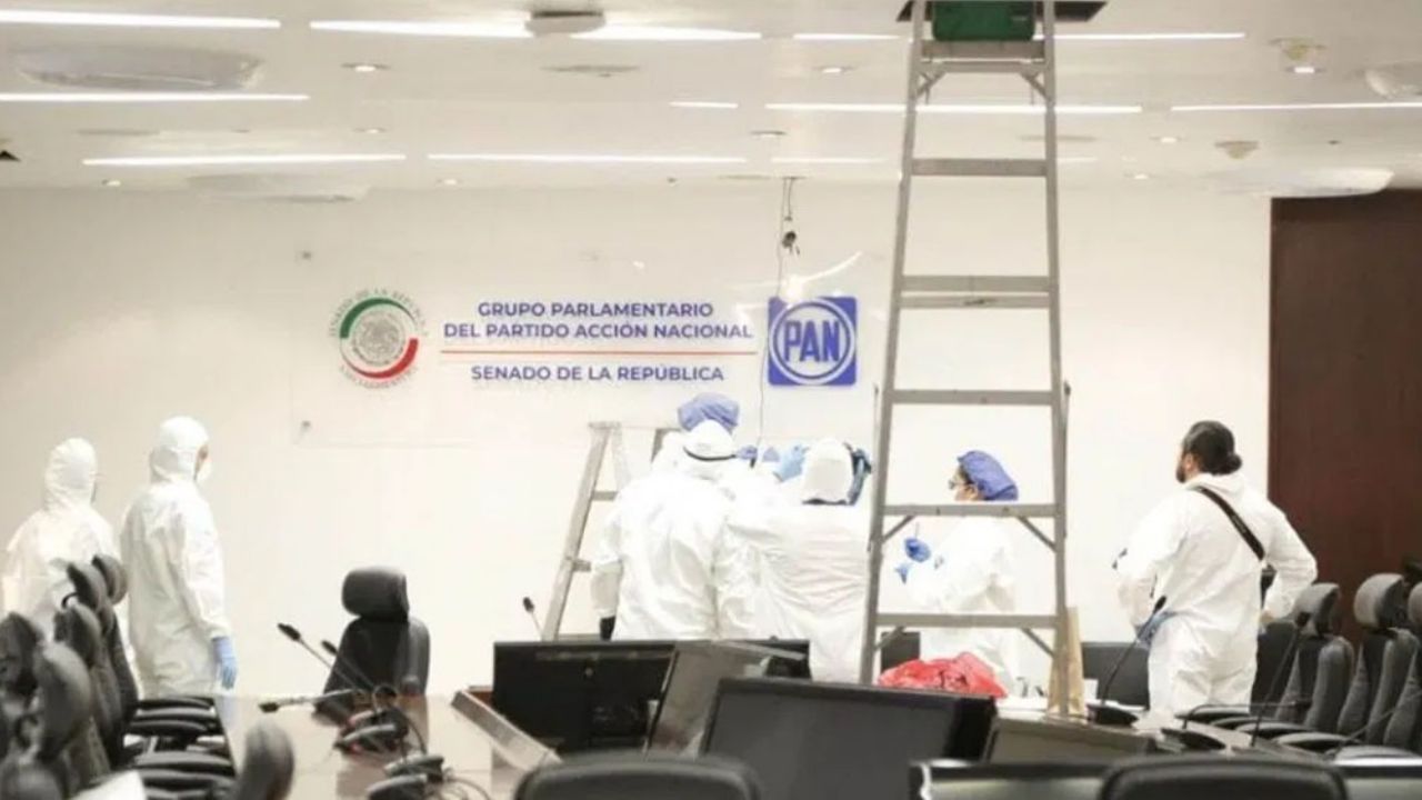 Tras denuncia de espionaje, FGR revisa oficinas del PAN en el Senado